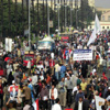 مسيرتان من مسجدي “عمرو بن العاص” و “الاستقامة” للمشاركة فى مليونية اليوم