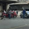 مصرع 3 أشخاص وإصابة آخر في حادث بالطريق الدولى المحلة كفر الشيخ