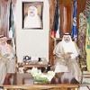 ولي العهد استقبل جابر المبارك وسلمان الحمود وإبراهيم الدعيج