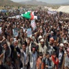 الحوثيون يتظاهرون رفضا لمبادرة"إنهاء الأزمة"