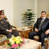 مرسي و«السيسي» يصلان «الجلاء» لبدء جولة افتتاح مشروعات «الهيئة الهندسية»