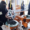 'منقبات' يصنعن كرة المونديال