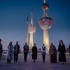 إضاءة أبراج الكويت بنقوش فن السدو حتى 31 الجاري إضاءة أبراج الكويت بنقوش فن السدو حتى 31 الجاري