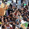 مظاهرات في بنغازي ضد الانتخابات البرلمانية مظاهرات في بنغازي ضد الانتخابات البرلمانية