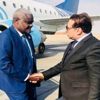رئيس المفوضية الأفريقية ورئيس الكاف يصلان القاهرة رئيس المفوضية الأفريقية ورئيس الكاف يصلان القاهرة