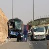 12 مصاباً في تصادم حافلة ركاب وشاحنة بالرياض 12 مصاباً في تصادم حافلة ركاب وشاحنة بالرياض