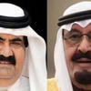 خادم الحرمين يجتمع بوزير الخارجية القطري