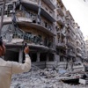معارك قرب مطار حلب ومقتل 18 جنديا نظاميا في انفجار سيارة في ادلب