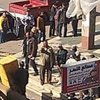 حملة لازالة الاشغالات بدمياط الجديدة