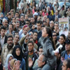 مظاهرة لأهالي دمنهور أمام مقر «الحرية والعدالة» بالبحيرة دعما لدعوة «السيسي»