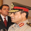 السيسي يضع أكاليل الزهور على قبر الجندي المجهول
