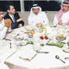 المعمر يلتقي بعض رجال الأعمال في الشرقية