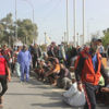 استخدام القوة لإسكات أصوات عمال النظافة في البصرة استخدام القوة لإسكات أصوات عمال النظافة في البصرة