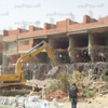 مدير الأمن يشرف على إزالة العقارات المخالفة فى المعادي