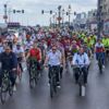 بـ«الزى الرياضى».. قيادات الاسكندرية في ماراثون دراجات على الكورنيش احتفالاً بانتصارات أكتوبر (صور)