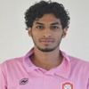 عبدالعزيز الجبرين لاعب الرائد على طاولة الشباب والنصر
