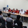 «شحاتة» يجتمع بلاعبي العربي القطري عقب التدريب الأول مع الفريق