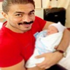 خالد سليم ينشر صورة لمولودته الثانية "كنزي"