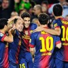 برشلونه يهزم ضيفه سلتا فيجو بثلاثيه