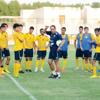 أبيض الناشئين يتدرب على «كافوسا»