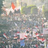 آلاف المحامين في مسيرة لـ«جامعة القاهرة» تأييدًا لقرارات مرسي