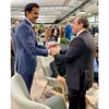 صورة- الرئيس السيسي يلتقي أمير قطر على هامش انعقاد قمة المناخ