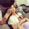 نانسي عجرم وإبنتها إيلا في لقطة مؤثرة ودافئة داخل كواليس "Arab Idol"