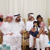 محمد بن راشد ومحمد بن زايد يقدمان واجب العزاء لأسرة الشهيد علي حسن الشحي