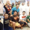 استقبال حافل للاعبي كرة الماء