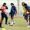 تدريبات تأهيلية لثنائى الزمالك