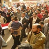 مسيرات تطوف شارع الجيش بطنطا