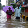 مياه الأمطار تغمر مدينة مومباي الهندية