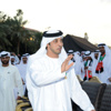 منصور بن زايد يشهد احتفالات قبيلة الزعاب باليوم الوطني