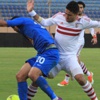 بالفيديو .. العارضة تنقذ الزمالك مرتين من لدغ ' إنوش '