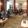 بالصور- محلب يستقبل وفدًا من البرلمان الإيطالي لتدعيم العلاقات