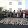 حرس الحدود يحبط محاولة تهريب 961 كيلوجرامًا من الحشيش المخدر و44.7 طناً من القات حرس الحدود يحبط محاولة تهريب 961 كيلوجرامًا من الحشيش المخدر و44.7 طناً من القات
