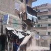 انهيار جزئي بعقار قديم في سيدي بشر دون إصابات (صور)