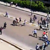 اشتباكات محدودة بين أنصار المعزول ومواطنين أعلى كوبري أكتوبر