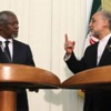 بعد لقائه وزير الخارجية الإيراني.. عنان يعرب عن أمله في تحسن الوضع في سورية اعتبارا من الخميس بعد لقائه وزير الخارجية الإيراني.. عنان يعرب عن أمله في تحسن الوضع في سورية اعتبارا من الخميس
