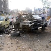 قتلى وجرحى في انفجار في حلب وانفجارين في دمشق، بحسب المرصد