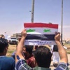 مظاهرة فلسطينية تنديدا بالقصف الصهيوني على سورية
