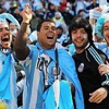 جماهير الأرجنتين تدعم منتخبها قبل لقاء نيجيريا