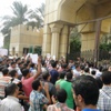 مسيرات بالمدينة الجامعية للبنين والبنات بالأزهر