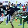 " نصرة لغزة " علقة ساخنة لفريق مكابي حيفا في النمسا " نصرة لغزة " علقة ساخنة لفريق مكابي حيفا في النمسا