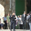 صور- فيجلن يؤدي طقوسا على سطح مسجد قبة الصخرة