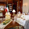 الشيخ صباح خالد يبحث مع امين عام التعاون الاسلامي الاوضاع الاقليمية والدولية