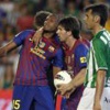 كيتا ينقذ برشلونة من الهزيمة امام بيتيس في الدوري الاسباني.