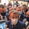 بالفيديو.. الرئيس الفرنسي يتعرض للرشق بالبيض
