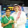البطل مشاري الجميلي يحقق المركز الأول والميدالية الذهبية في سباق 100م البطل مشاري الجميلي يحقق المركز الأول والميدالية الذهبية في سباق 100م