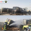 احتراق 3 مركبات في أبوظبي